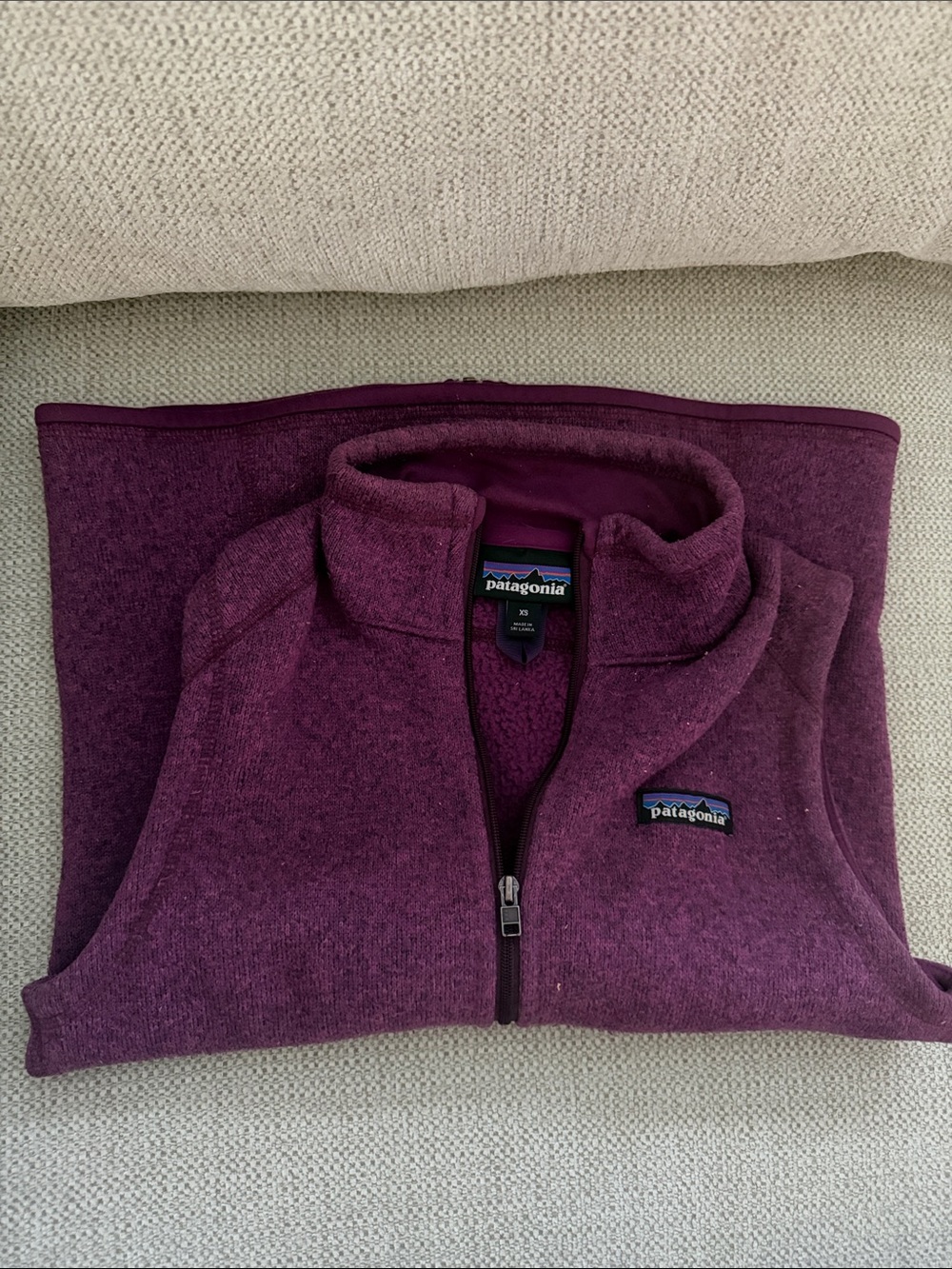 Patagonia Women's Fleece Vest in Plum
